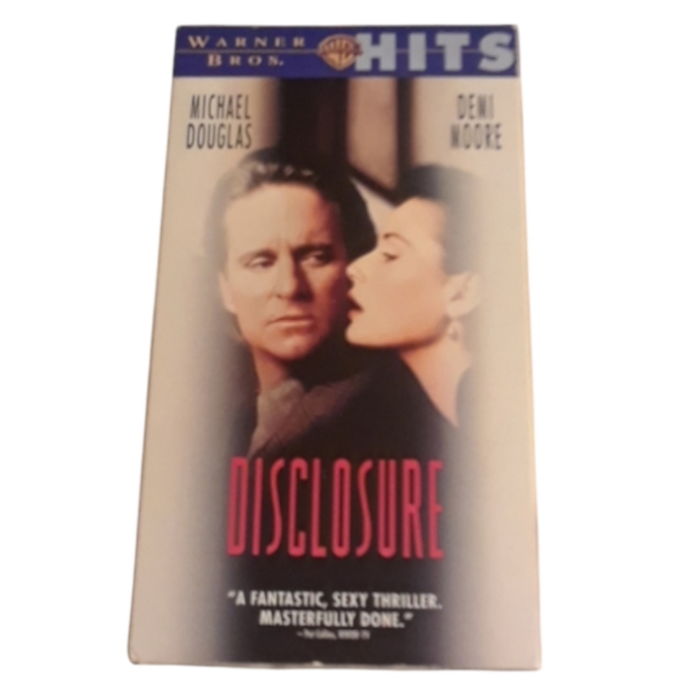 Disclosure Warner bros VHS video tape